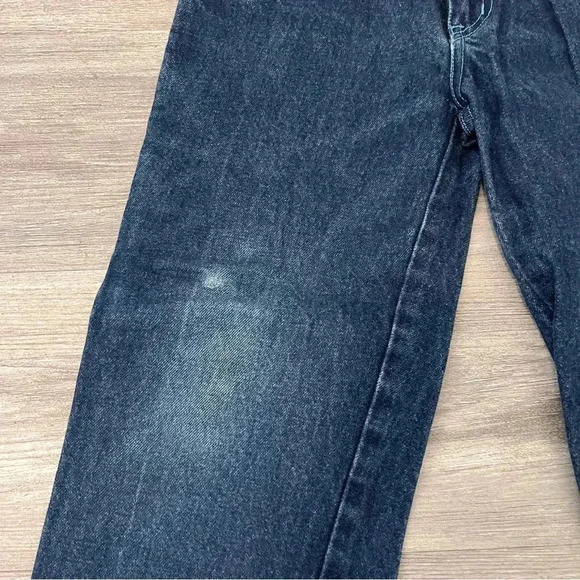 Vtg Y2K Baggy Wide Leg Loose Fit Carpenter Jeans Size Boys 7 Skater Y2K Culture - Picture 3 of 10